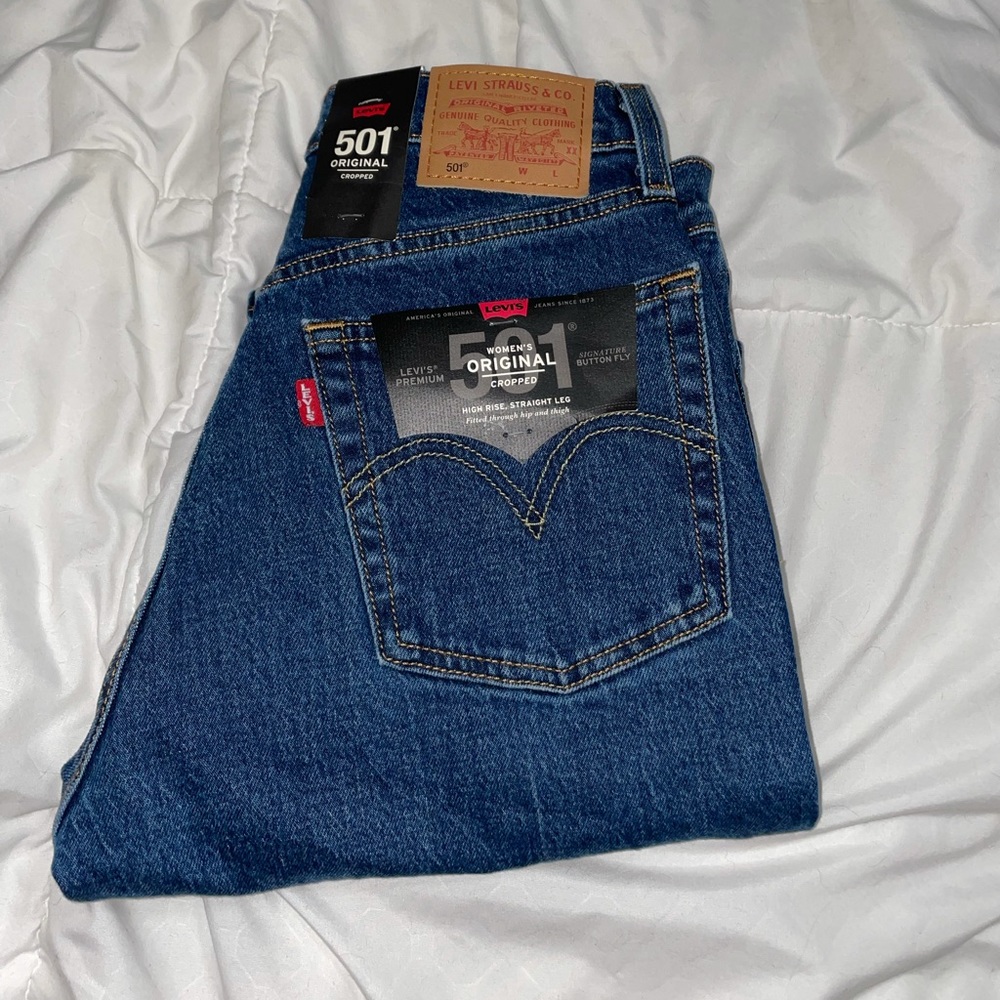 Levi’s Premium 501 Original Cropped Jeans